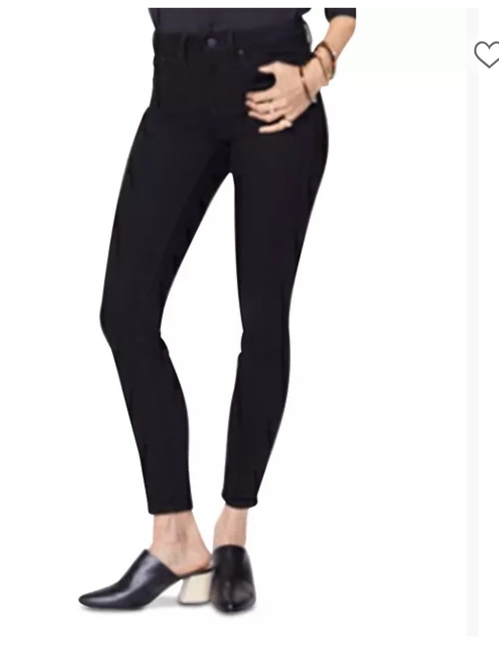 NYDJ Women's Black Skinny Jeans